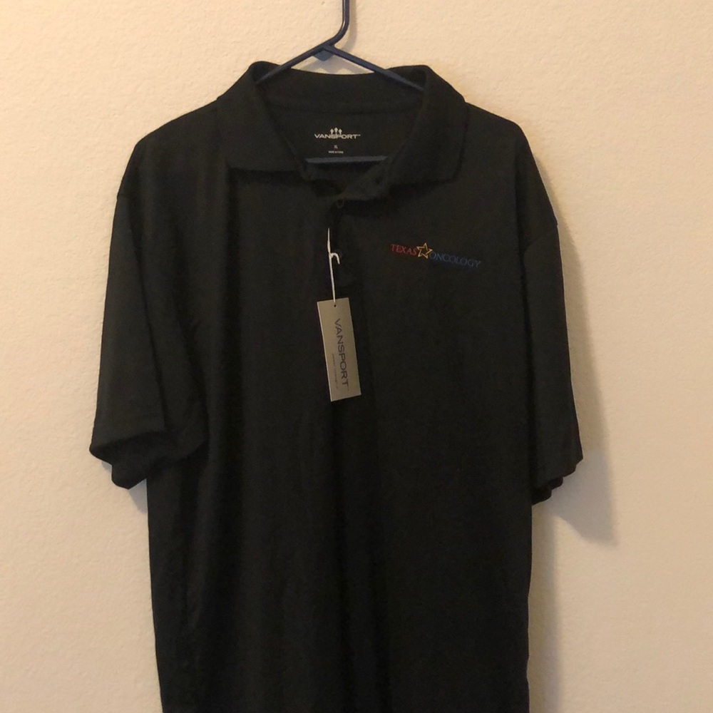 VANSPORT TEE SHIRT BLACK MADE IN CHINA NEW WITH TAGS